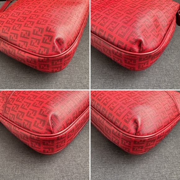 RFID Blocking FENDI Zucchino Crossbody Bag - Picture 8 of 16